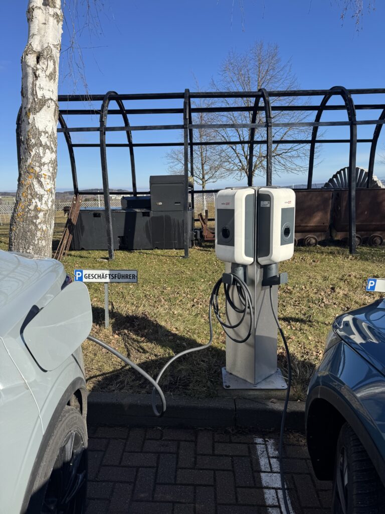 Wallbox im vollen Einsatz