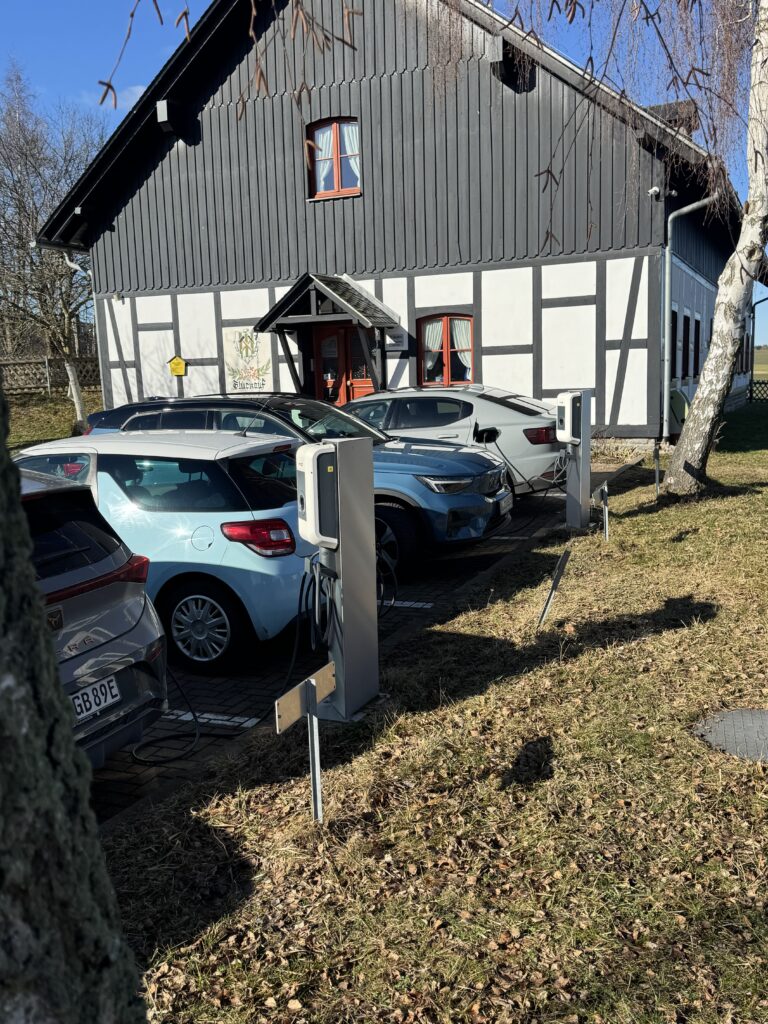 Wallbox im vollen Einsatz
